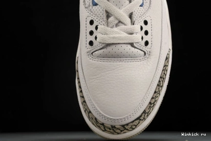 JORDAN “UNC” AIR WHITE 3 RETRO 0912